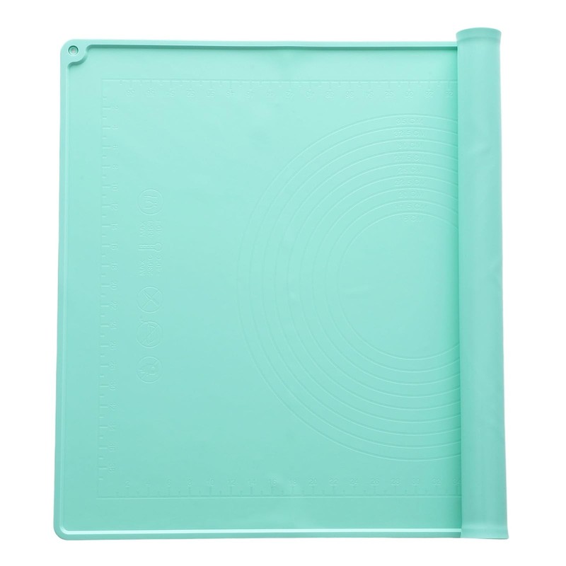 uxcell Silicone Pastry Mat, 27.5″ x 19.7″ x 19.7″, Green