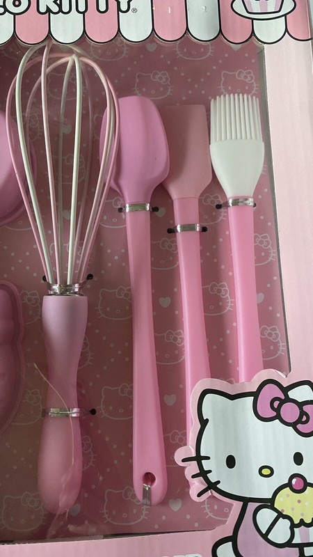 Hello Kitty Mini Cake Making Set! 7 Pieces Set Christmas Baking Kids Girls Pink gallery