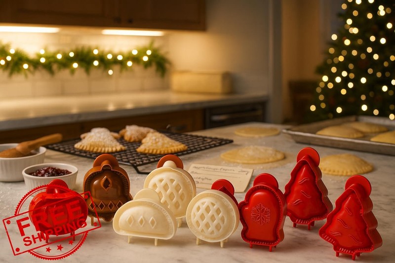 9pc Mini Hand Pie Molds Cutter Baking Apple Pie Molds