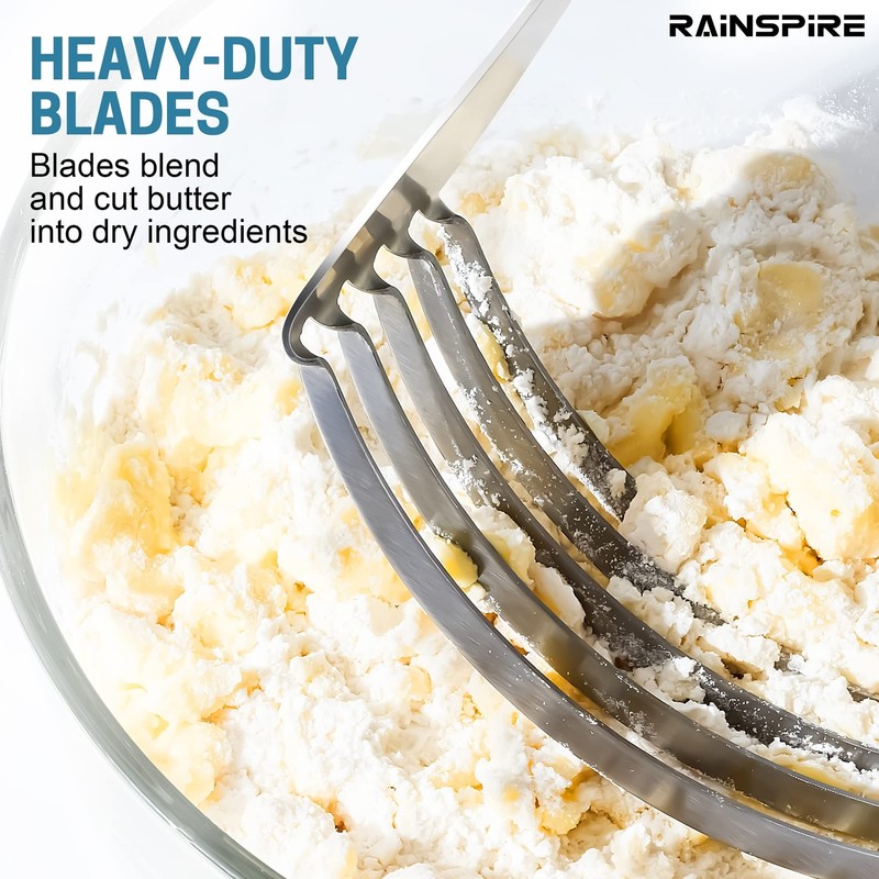 Rainspire Pastry Cutter For Baking, Heavy Duty Pastry Blender Stainless Steel... gallery