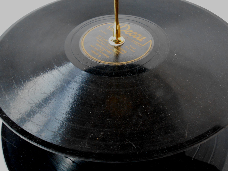 Vinyl Record Cupcake Stand-Lot# 29 gallery