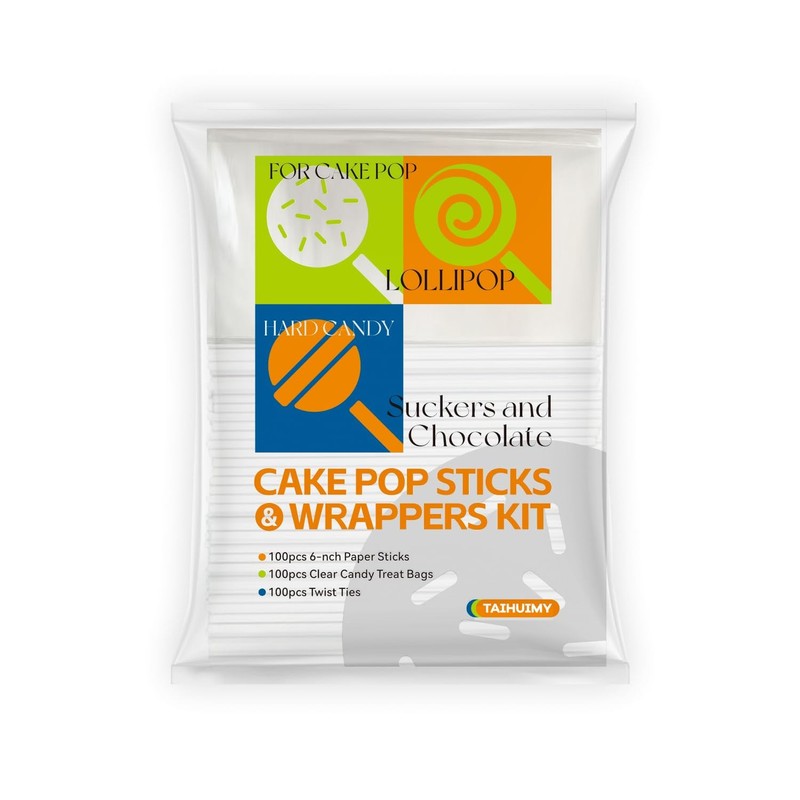 Lollipop Sticks and Bag Set 300 PCS 6 inch for Cake Pops Candy Cookies gallery