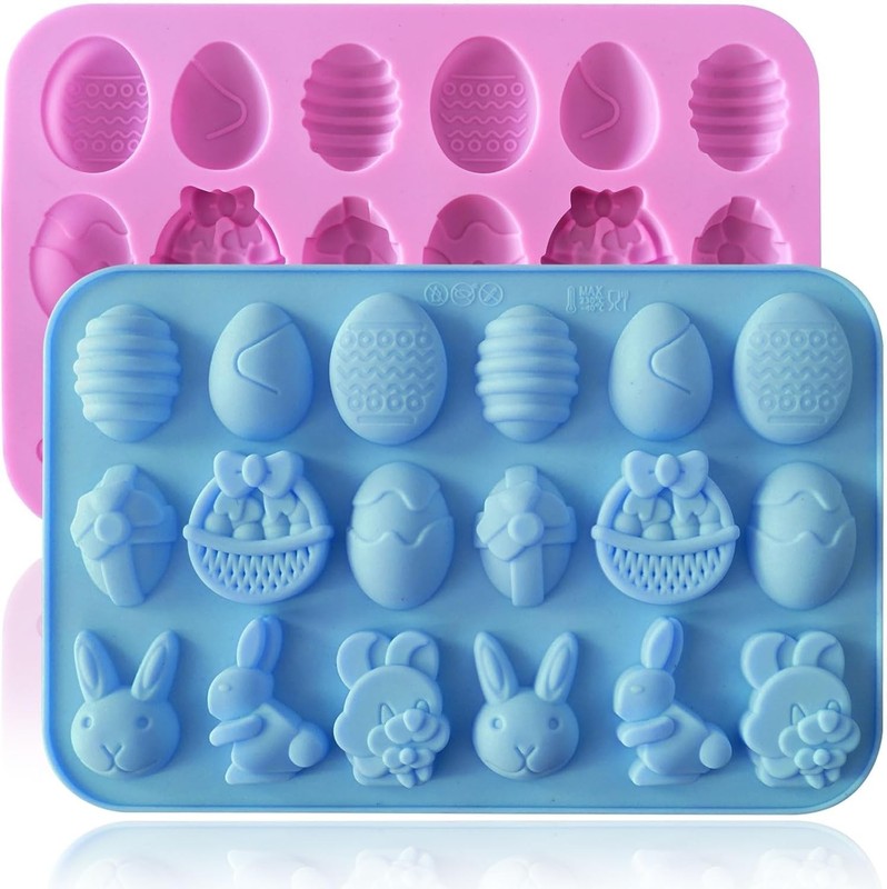 Round Silicone Molds 2 PCS 12-Cavity 2.1" Cylinder Chocolate Covered Cookie Mold gallery