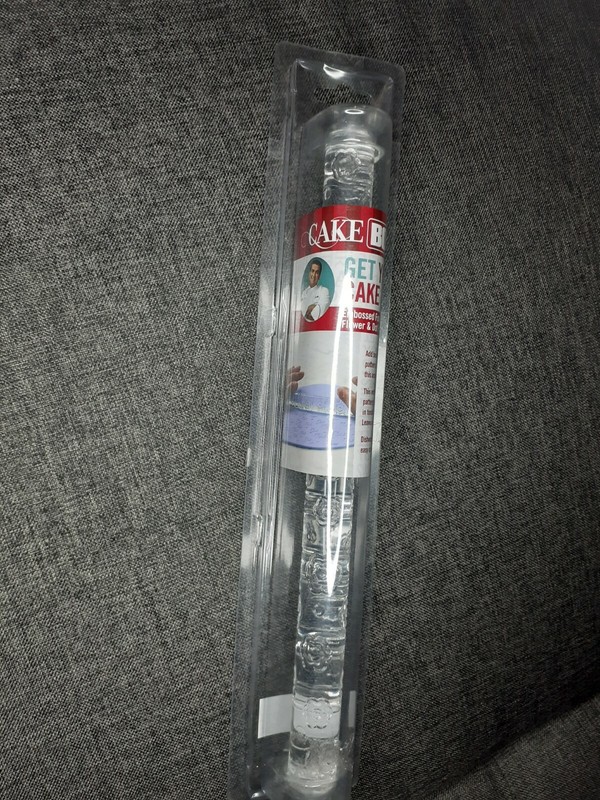 Cake Boss Embossed Fondant Rolling Pin - Flower & Dot Pattern Brand New gallery