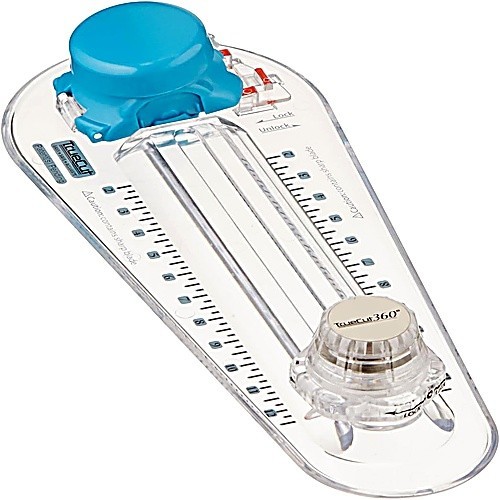 Grace Company 360 TrueCut Circle Cutter – Easy Fabric Circle Cutting Tool