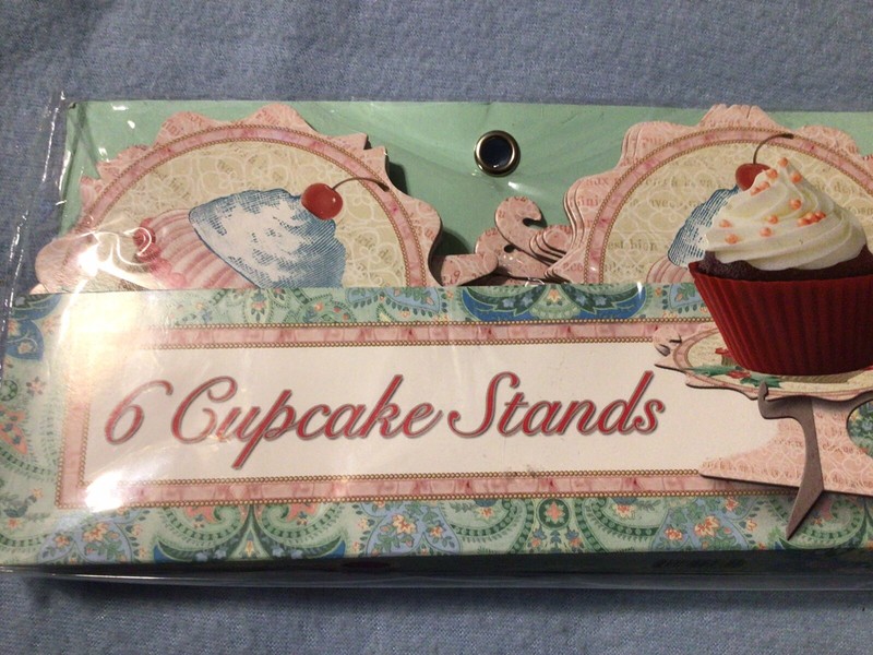Punch Studio Cupcake stands Paperboard Material Cupcake with Cherry Design New
