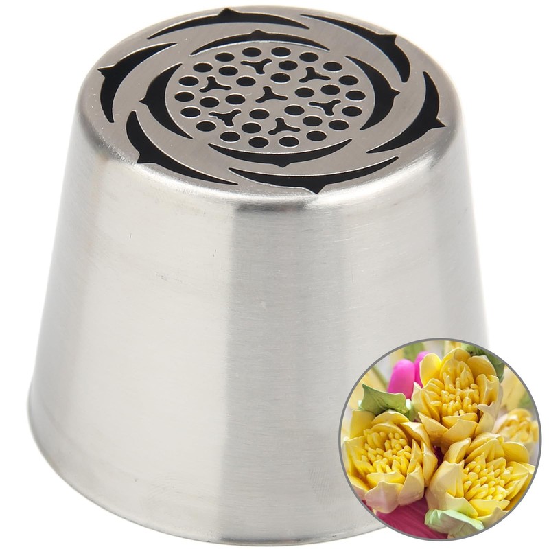 Extra Large Russian Piping Tips – Stainless Steel Flower Nozzles Set for Cake De