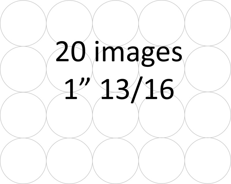 Sugar paper Baby shower Marine 20 images 1.81" round. gallery