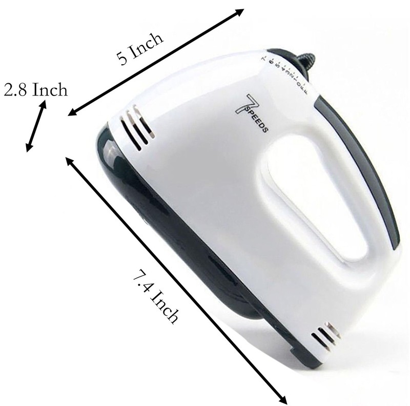 Hand Mixer, 7 Speed Egg and Flour Automatic Mixing with Whisk for Cooking of ... gallery