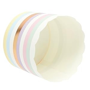 Tulip Cupcake Liners - Pink & Gold Baking Cups - Baby Shower Snack Cups - gallery