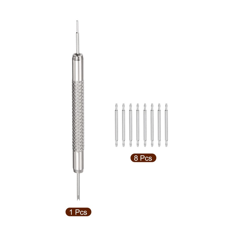 For Watch, 19mm Strap Tips, 1.5mm Diam, 8PCS, with Spring Tool gallery