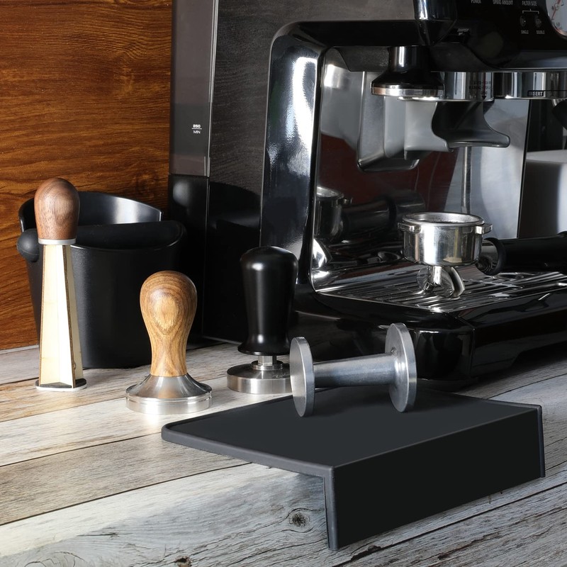Ezebesta Dual-Sided Espresso Hand Tamper 51mm and 58mm Dual Ended Silver gallery