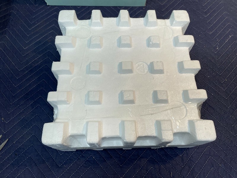 Beautiful PartyLite Mid Century Glass Cake Tray Plate Pedestal Stand 6 Tier Base gallery