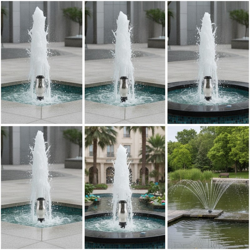 Water Feature Spray Spray Head Adjustable Water Feature Spray Jet Spray Head gallery