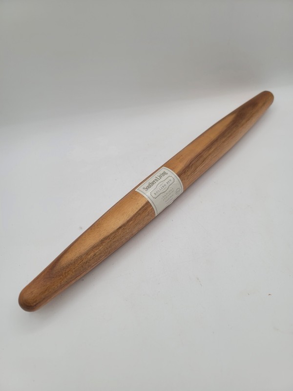 Southern Living 18″ French Rolling Pin Acacia Wood Baking Dough Pizza Cookie