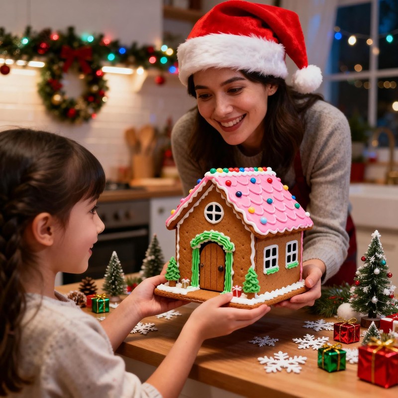 10Pcs Gingerbread House Cookie Cutters Set for Christmas Winter Holiday Bakin... gallery