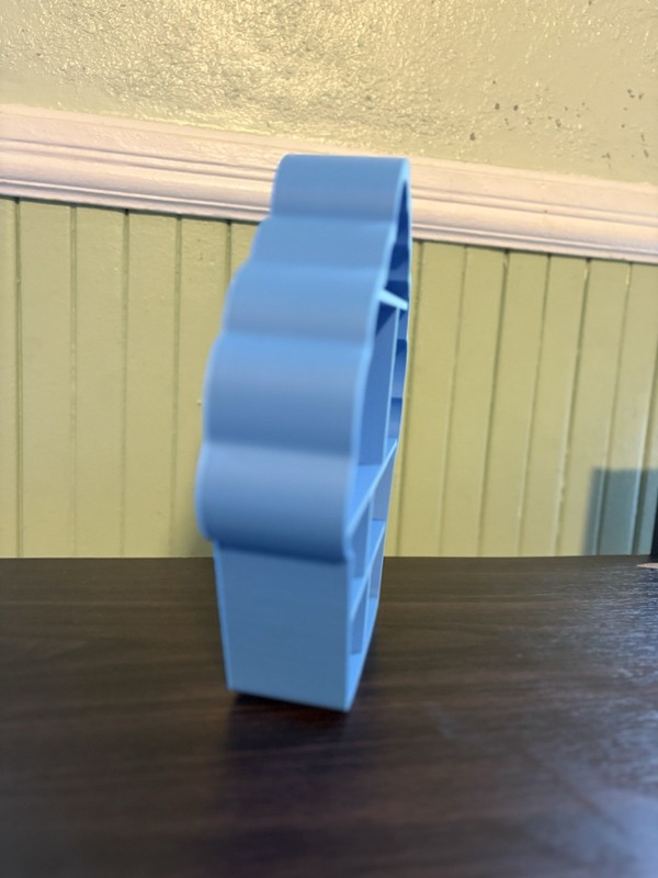 Cupcake Shelf Display – 3D Printed Organizer Stand gallery