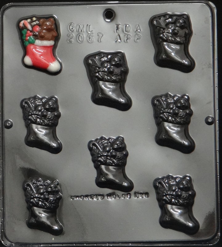 Christmas Stocking Chocolate Candy Mold Christmas 2067 NEW