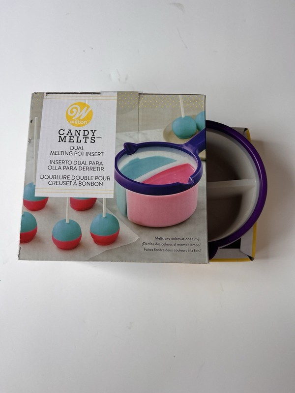 Wilton Candy Melts Silicone Dual Melting Pot Insert 5-Cup Chocolate Candy Making