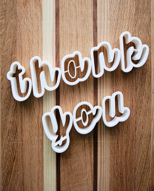 Talisman Designs Script Alphabet Cookie Cutters, Set of 26, White gallery