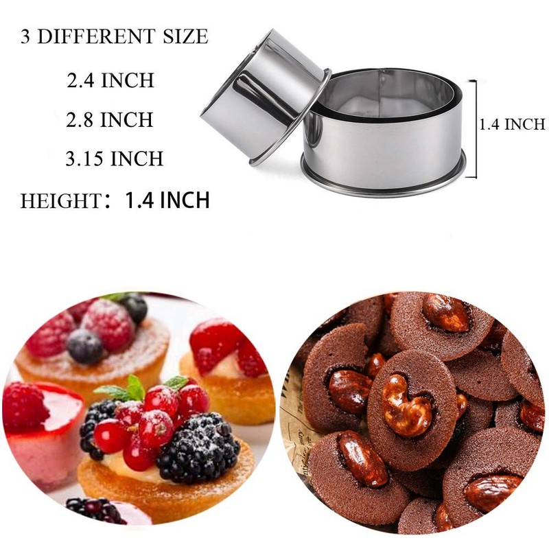 Cookie Cutters - Biscuit Cutters/Stainless Steel Dumpling Cutters/Cake Pastry Cu gallery