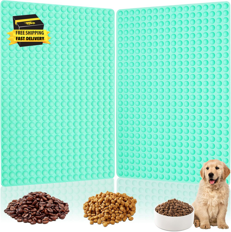 2 Pack 468-Cavity Mini round Silicone Molds, Mini Dog Treat Mold Silicone,Chocol