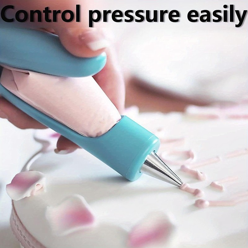 Cake Decorating Tool Set Pen Pastry Icing Piping Bag Cream Squeeze Gun BakingKit gallery
