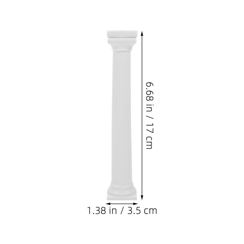 24PCS Cake Pillars: Roman Column Cake Pillars Multi Layer Dowel Rods gallery