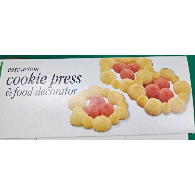 Vintage Hutzler Cookie Press & Pastry Maker Cake Decorator Designer Complete gallery