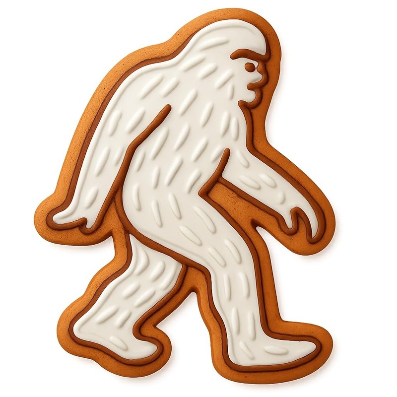 Classic Big Foot Cookie Cutter & Stamp, Fondant & Clay - 4x3 gallery