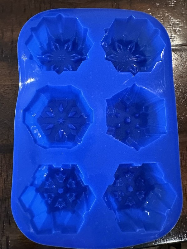 Snowflake Mold-2 Piece Silicone Molds NWT gallery