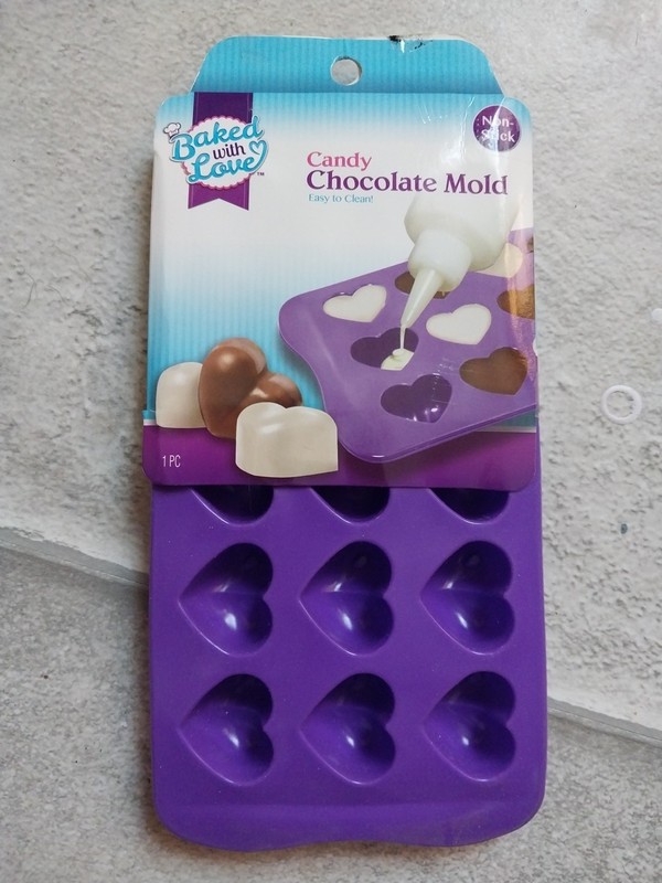 Baked with Love Silicone candy chocolate heart mold 15 piece mold