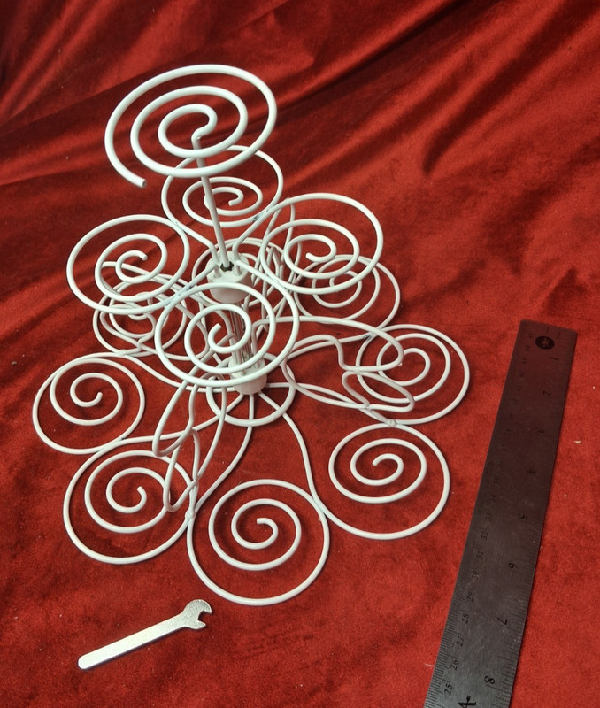 Wilton Cupcake and Treat Stand 3-Tier White Wire Display Holds 13 NIB 307-834 gallery