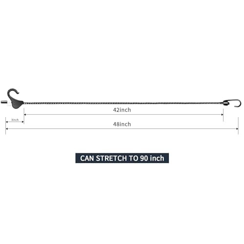 Adjustable Bungee Cords with Hooks 48" - 8 Pack - Heavy Duty - 48 INCH x 8 gallery