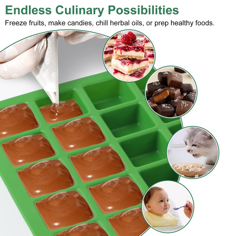 5 Pcs Silicone Food Molds for Harvest Right Freeze Dryer, Medium Tray Compati... gallery