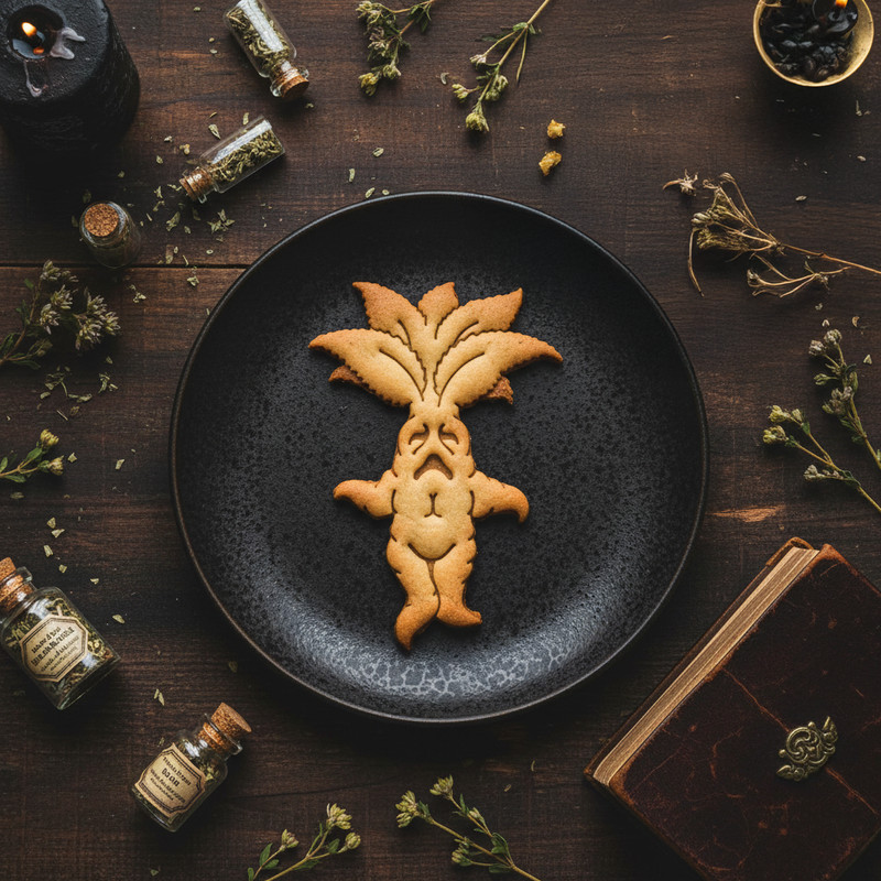 Mandrake Cookie Cutters Set - Halloween witchcraft fantasy magical herb spells gallery