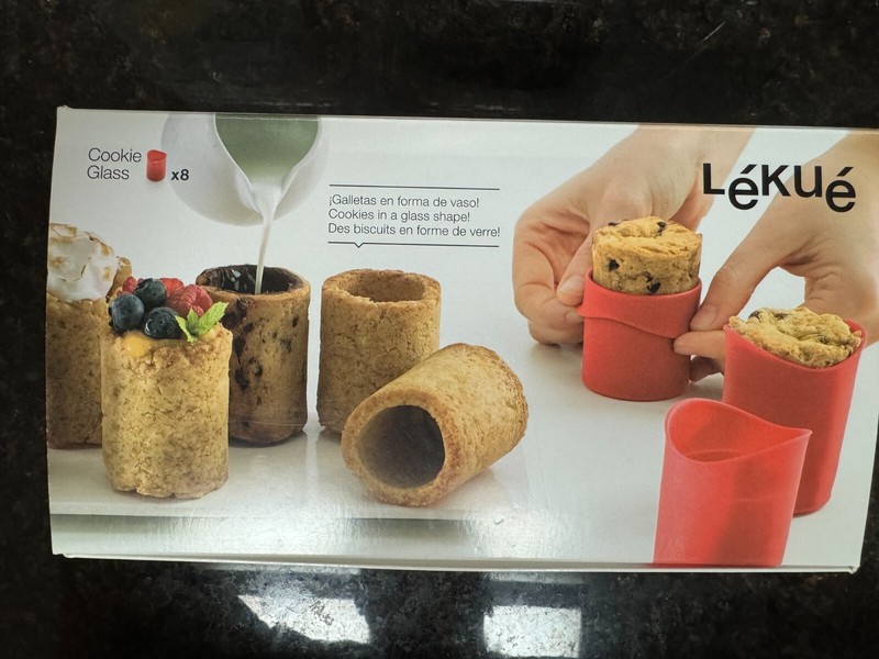 Silicone Mold Cookie Shot Mug Lékué Baking Baking Party