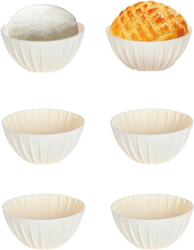 Mini Banneton Basket,6 Pcs 5 Inch Small Sourdough Banneton Bread Proofing
