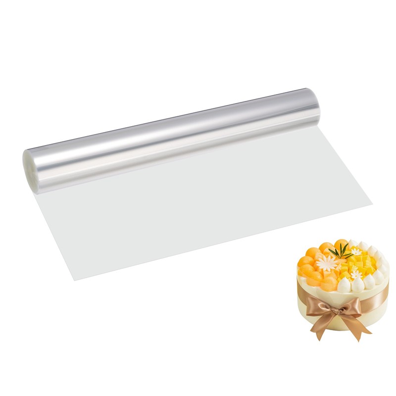 11.8 x 393.7 Inch Cake Collar, Acetate Sheets for Baking Clear Acetate Rolls