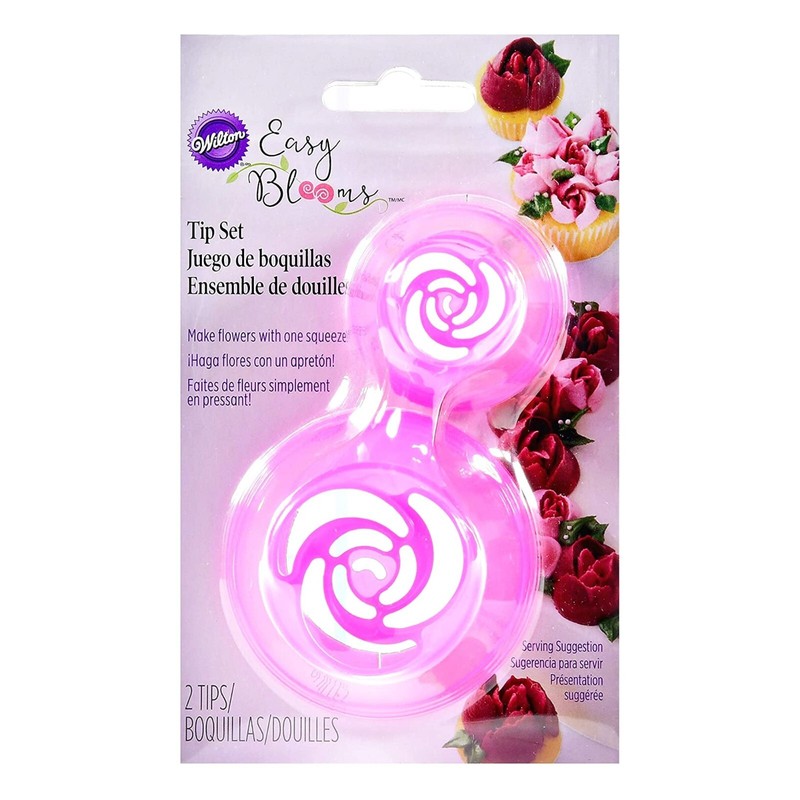 Wilton Tip Set – Easy Blooms Roses – 2 Pieces (418-9621)