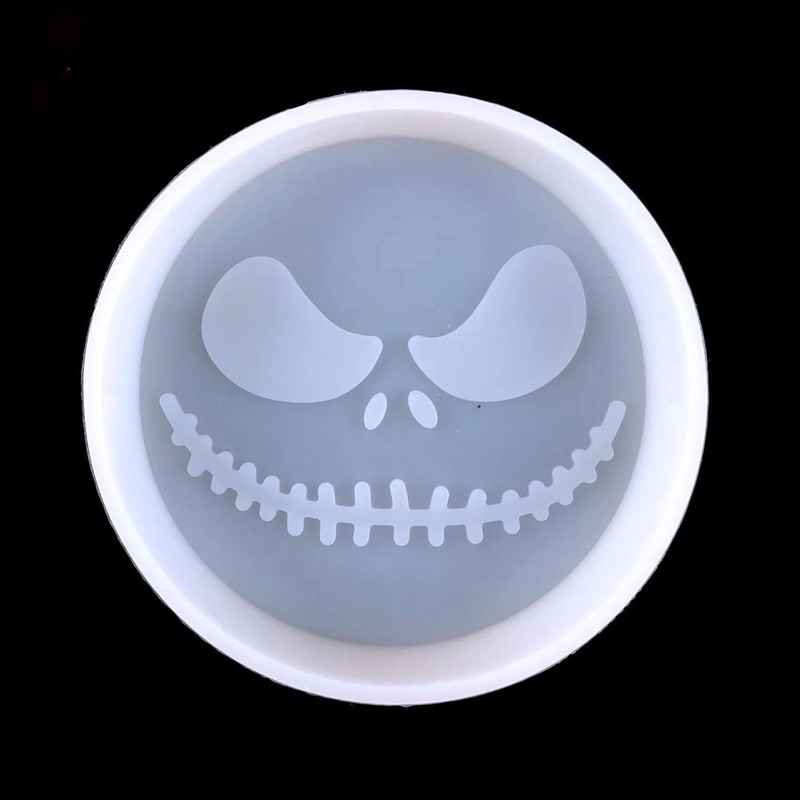 Halloween Car Freshie Silicone Mold Resin Casting for Aroma Evil Ghost