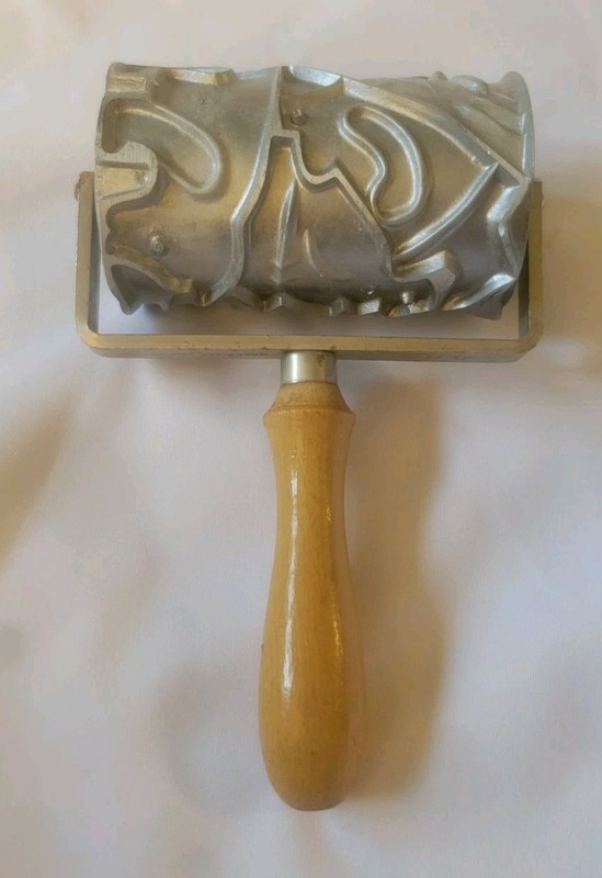 VTG German Monopol Auro Model 12 Rolling Cookie Pastry Roller Christmas gallery