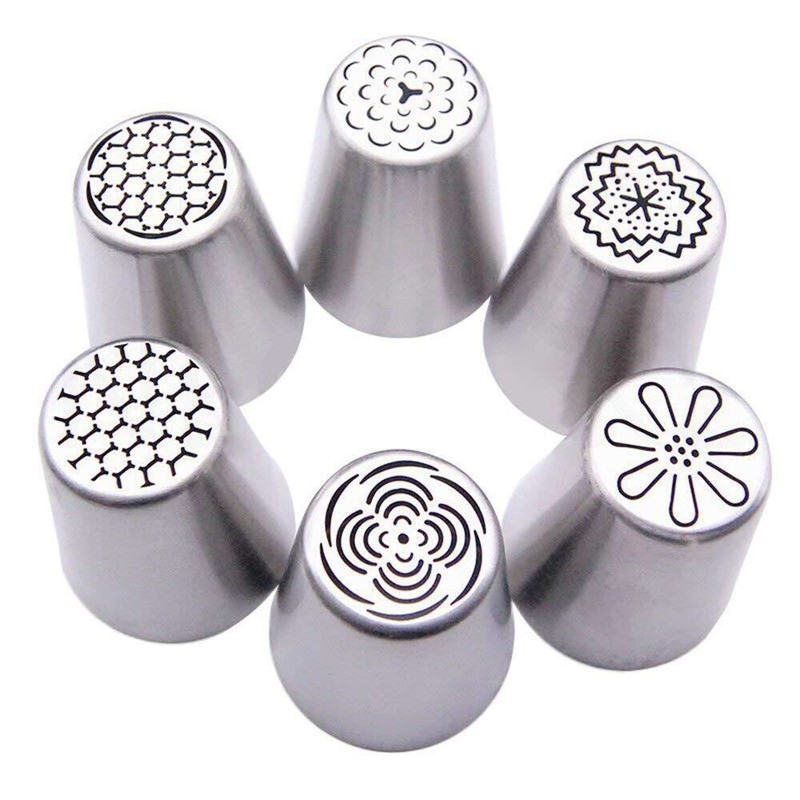 6PCS Russian flower mouth set Piping Tips DIY Baking Supplies Cake Decorating gallery