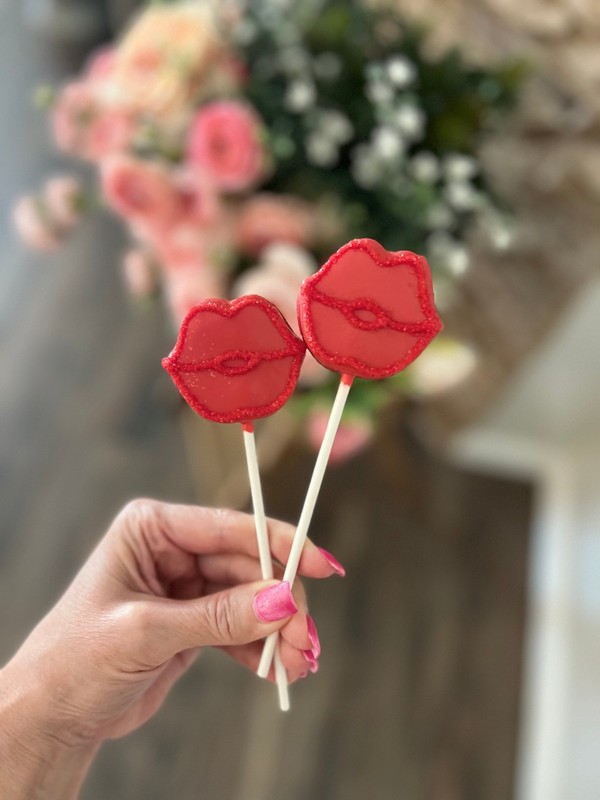 Valentines Lips Cake Pop Mold | Deluxe Cutter, Popper, and Tray Option gallery