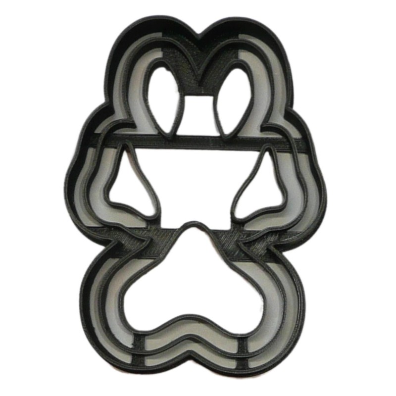 PAW PRINT PET ANIMAL DETAILED COOKIE CUTTER MADE IN USA PR4772