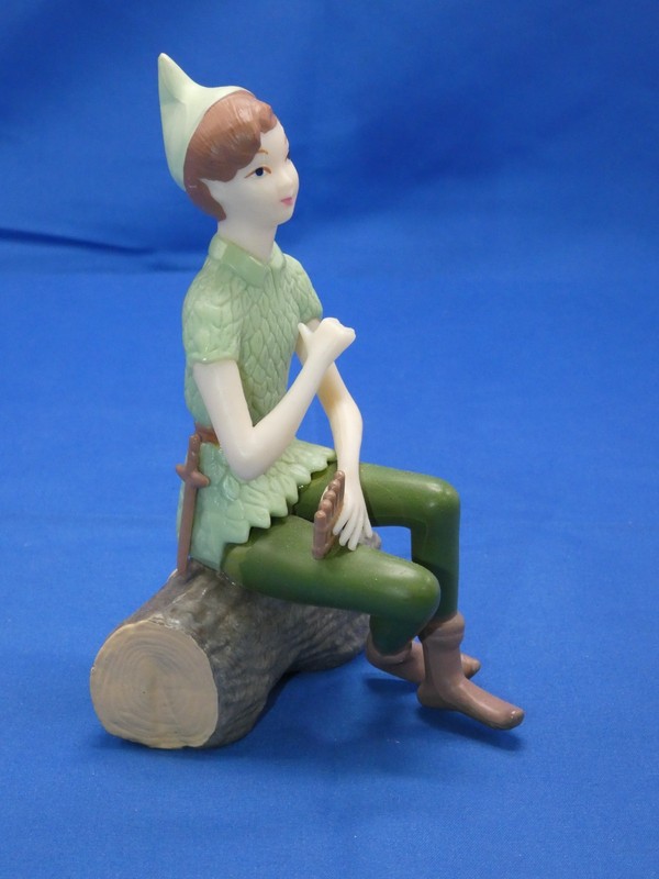 Wilton Peter Pan Cake Topper 6in Figure Hard Plastic Hong Kong 1972 Vintage gallery