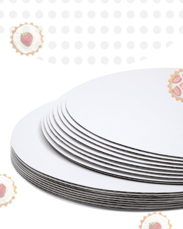 13 Inch White Cake Boards Round 40-Packs Circles Rounds Base Food-Grade Cardb... gallery