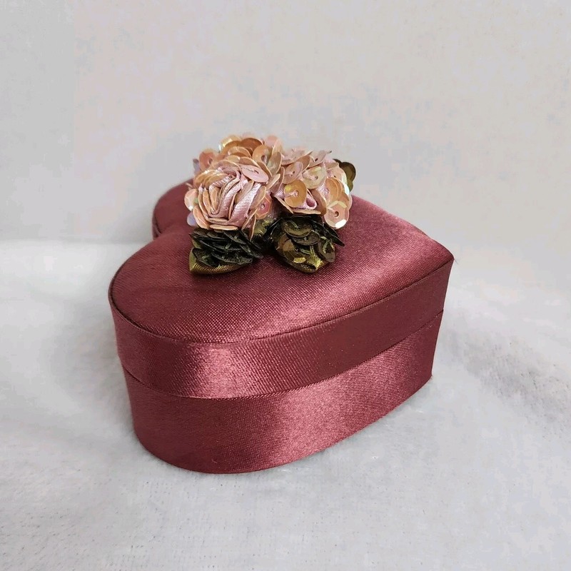 Katherine's Collection Heart Satin Gift Box with Metal Heart Cookie Cutter Set gallery
