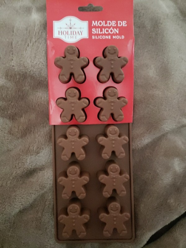 new Christmas Holiday gingerbread person Silicone Mold by holiday time