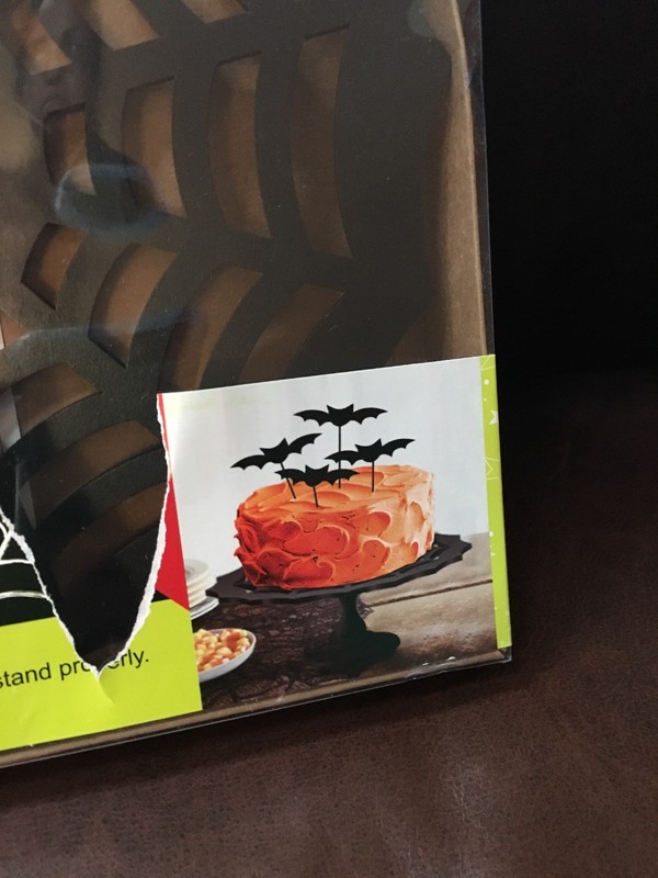Halloween WEB Wood CAKE STAND New gallery